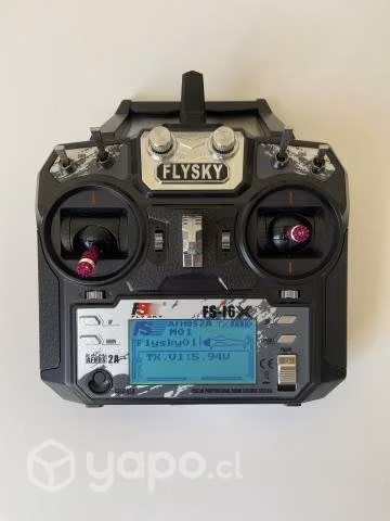 Radio Control FlySky FS-i6 X + kit aeromodelismo
