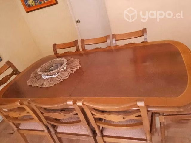 Juego de Comedor Madera Lingue Usado