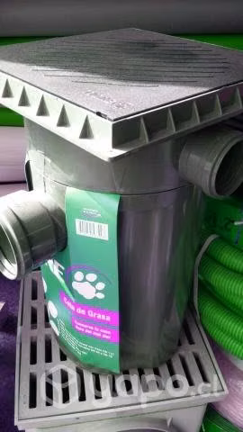 Camara desengrasadora con cesto pvc Tigre
