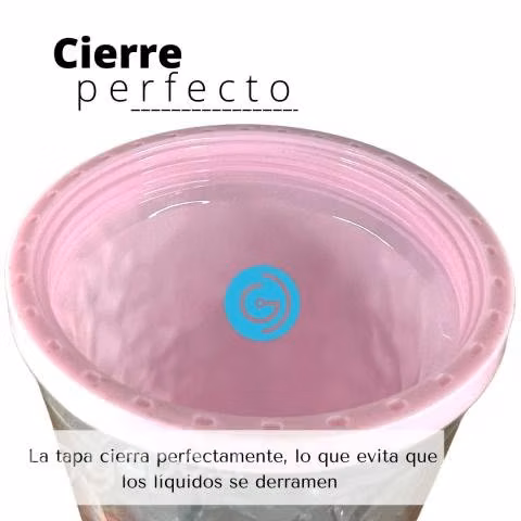 Vaso Celeste con Luz Exclusivo Arcoíris Kawaii GD