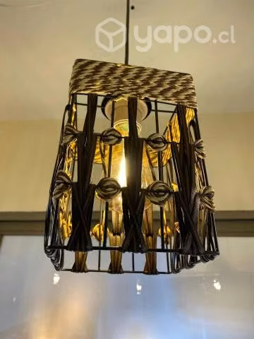 💡lámparas ratán