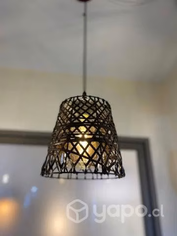 💡lámparas ratán
