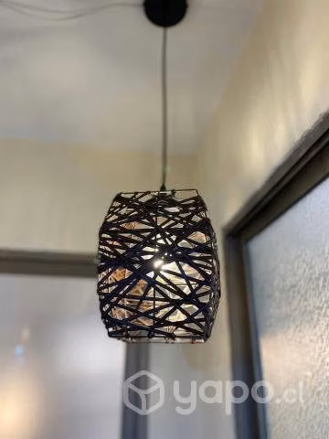💡lámparas ratán