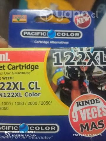 Tinta hp 122xl color alternativa de alta