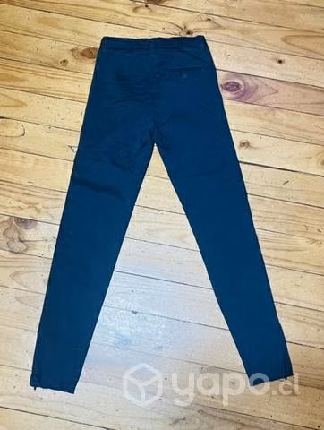 Pantalón Mango Turquesa Talla 34 - Imagen 3