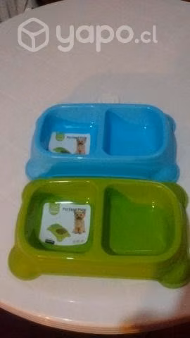Platos mascota doble