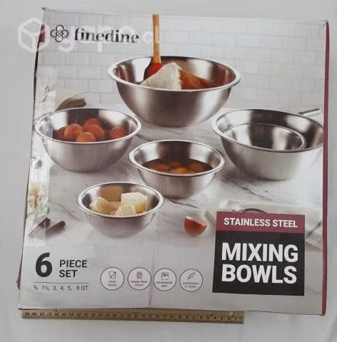 Set De 6 Bowl Americanos Grandes Marca Finedine Ac