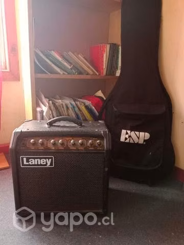 Guitarra electrica ltd + amplificador Laney