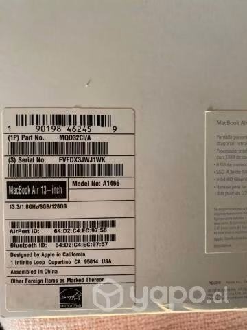 MacBook Air 13 pulgadas conversable