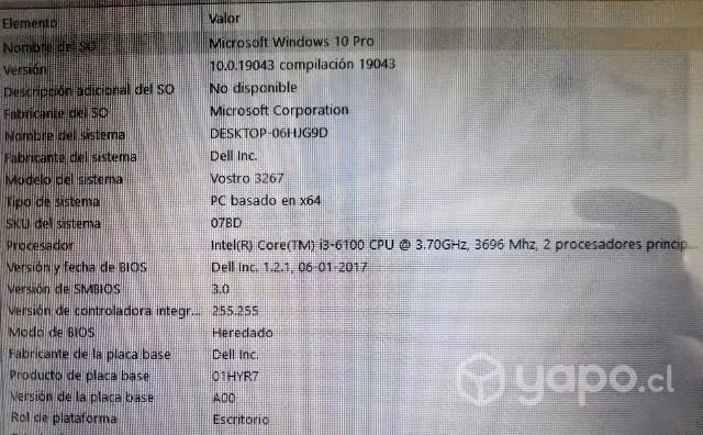 Computador Dell Usado Repontenciada - Imagen 3