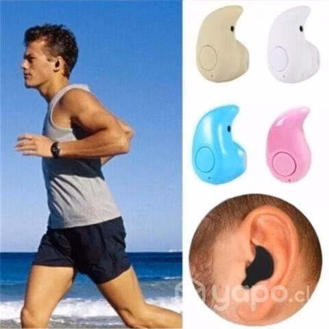 Pequeño Audífono Inalámbrico Bluetooth Recargable