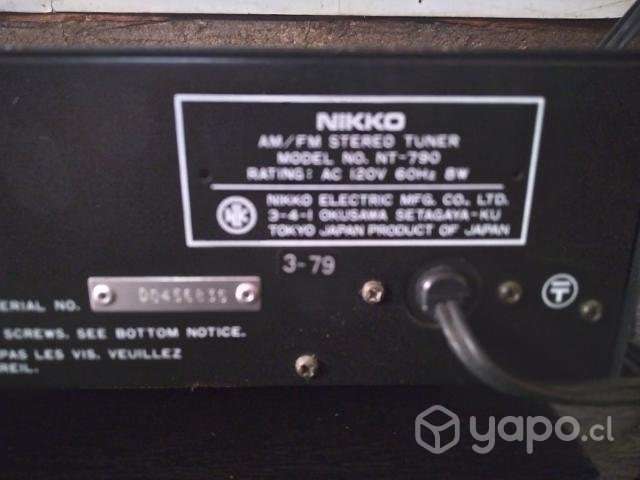 Tuner Nikko NY-790 - Imagen 5