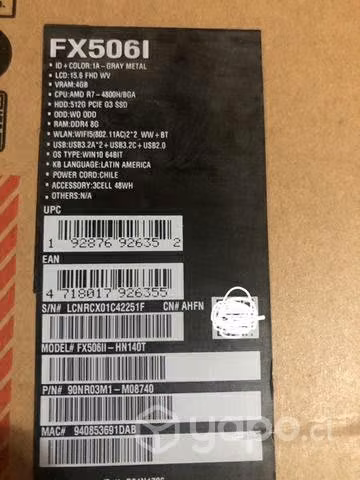ASUS tuf f15 - Imagen 6