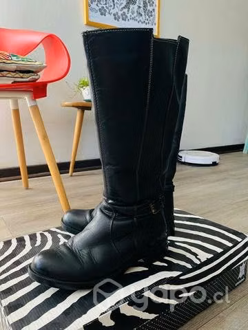 Botas negras cuero - Imagen 5