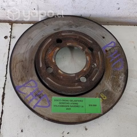 Disco Freno Delantero Derecho (VS068) Volkswagen S