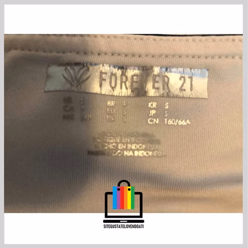 Calza Legging Bicolor Deportiva Estampado Forever