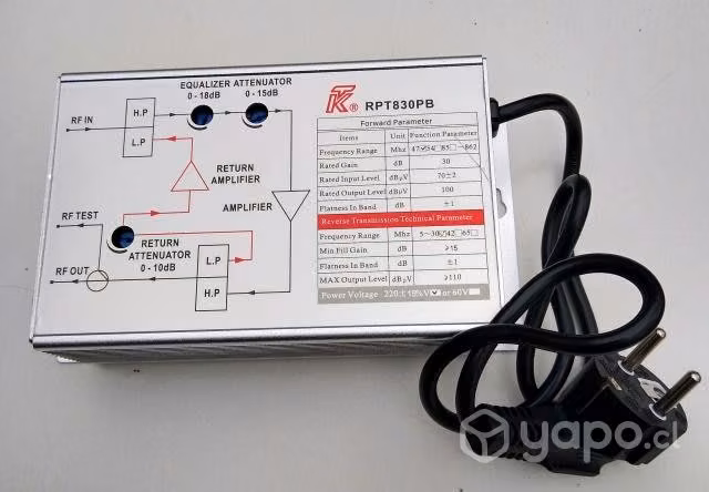 Amplificador catv RPT830PB/ 30 dB