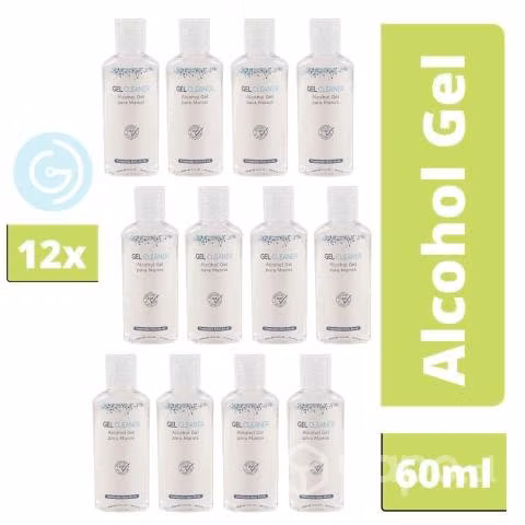 ¡super Pack X12 Alcohol Gel 60ml Certificado GD