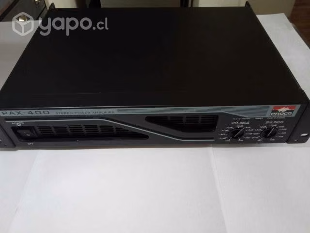 Amplificador proco pax 400 poco uso