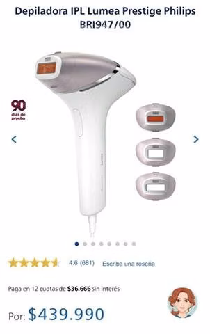 NUEVA ! Depiladora IPL Lumea Prestige Philips