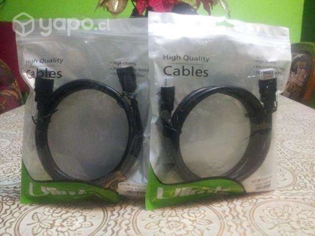 2 Cables HDMI Versión 1.4 de 1.8Mts (Ulink Nuevos) - Imagen 2