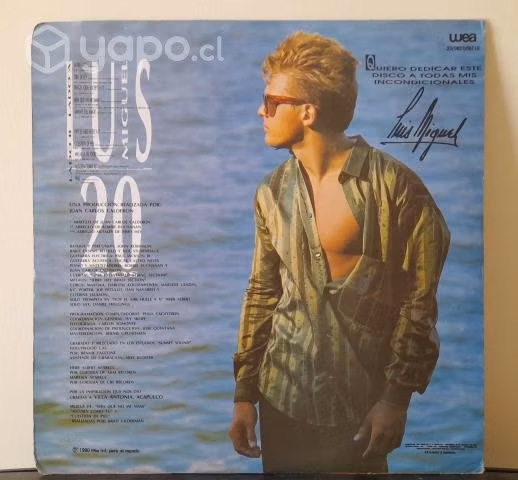 Luis Miguel - 20 Años Vinilo (1990)