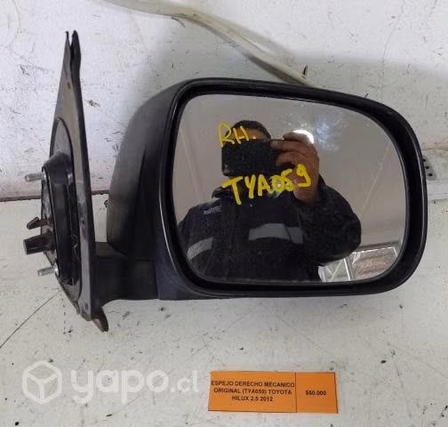 Espejo Derecho Mecanico Original (TYA059) Toyota