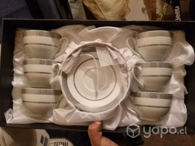 Juego de tazas finas de te - Imagen 2