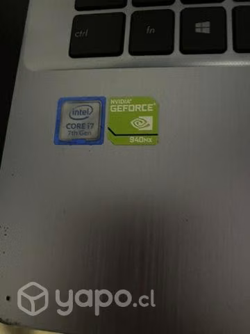 Notebook asus vivobook i7