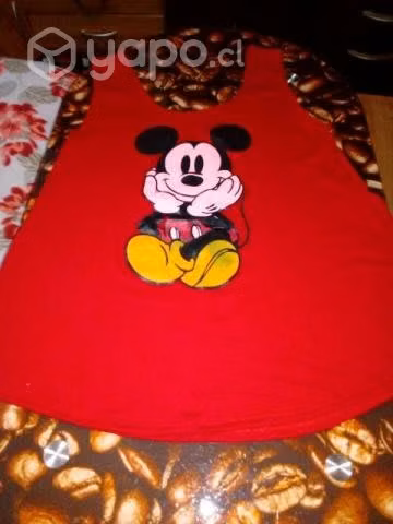 Polera Mickey mujer talla S M