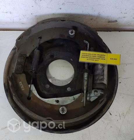 Juego Balatas Trasera Izq Para Tambor (SNA794)
