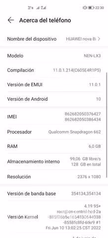 Huawei nova 8i Blue - Imagen 2
