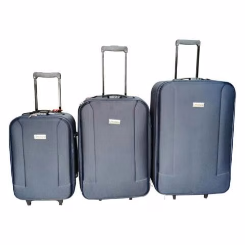 Juego 3 Maletas 2 ruedas Travel Azul