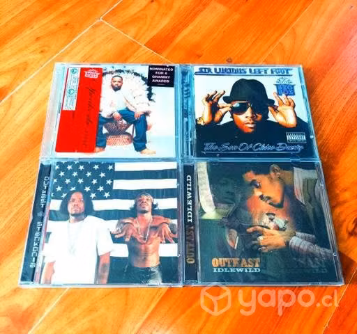 CD Rap Hip Hop Lote 4 Cds