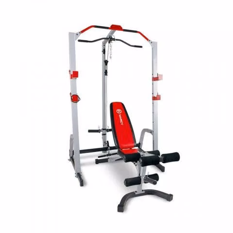 Rack Deluxe y banco abdominal Marcy