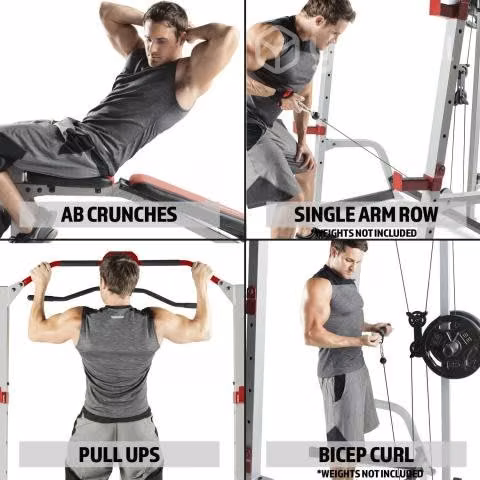 Rack Deluxe y banco abdominal Marcy - Imagen 3