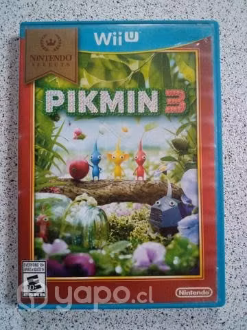 Juego de WiiU Pikmin 3 en excelente estado