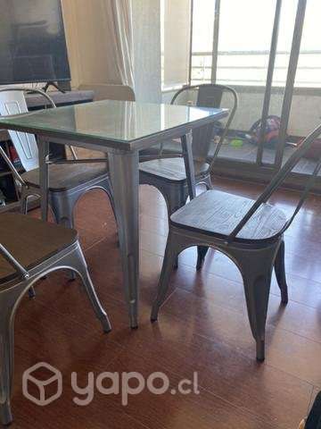 Mesa con 4 sillas - Imagen 5