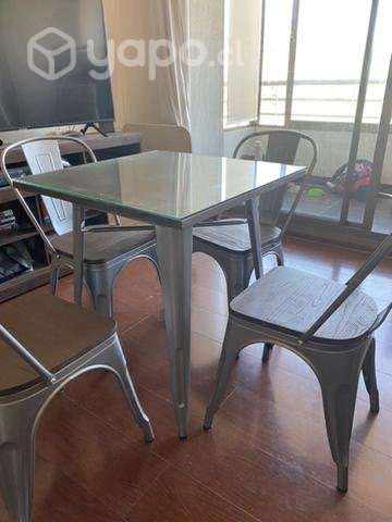 Mesa con 4 sillas - Imagen 6