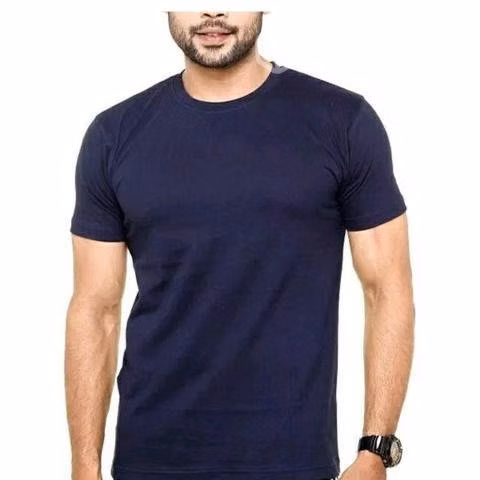 Polera Manga Corta Premium 100% Algodón Para Hombr