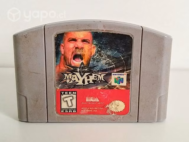 WCW Mayhem Nintendo N64 Pelea WWF Wrestling Deport