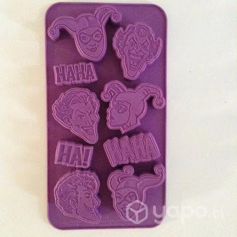 Molde para hielo The joker y Harley Quinn, DC Comi
