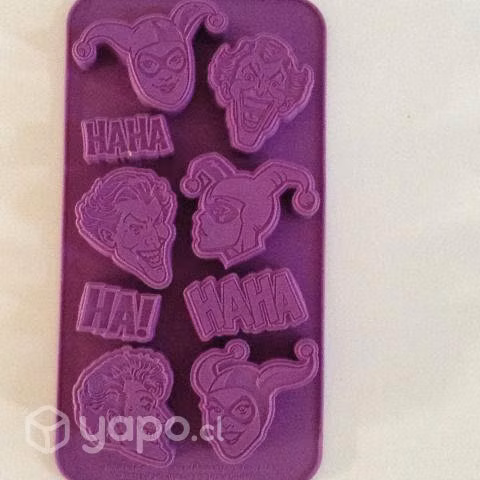 Molde para hielo The joker y Harley Quinn, DC Comi