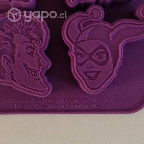 Molde para hielo The joker y Harley Quinn, DC Comi