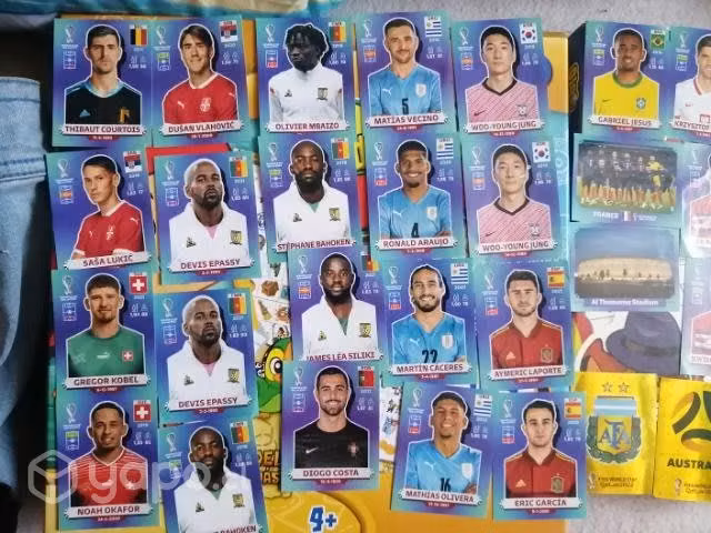 Cambio figuras album qatar 2022