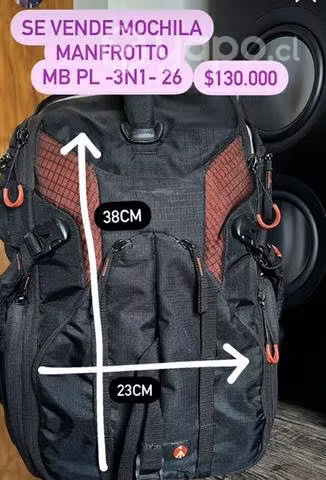 mochila para cámara fotográfica