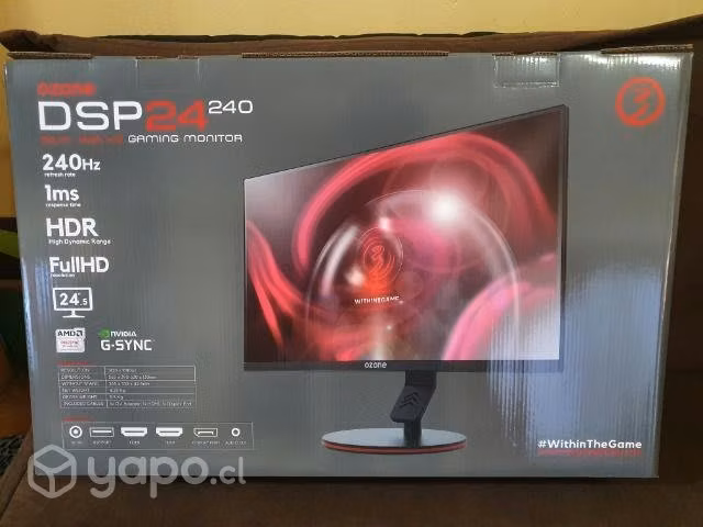 Monitor Gamer Ozone 24" 240 Hz