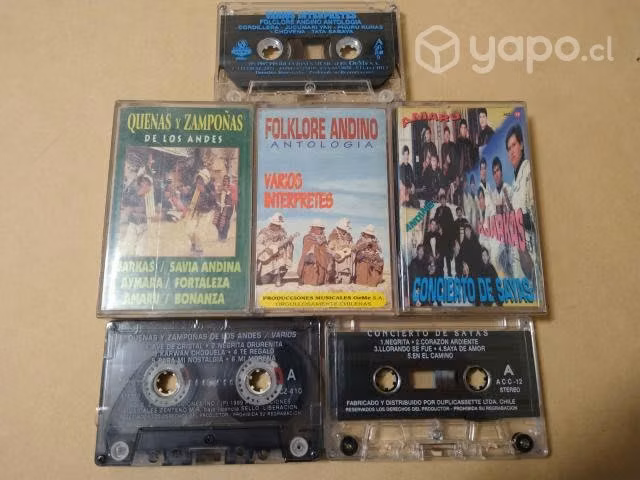 Mt92: pack tapes los kjarkas