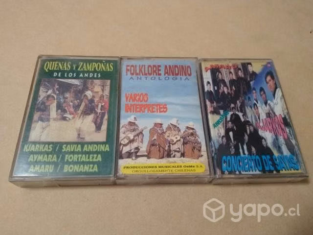 Mt92: pack tapes los kjarkas