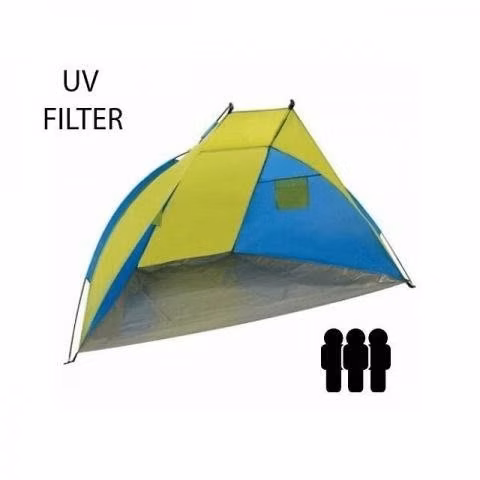 Media Carpa Playera 3 Personas Xl Verano Playa Fil - Imagen 4
